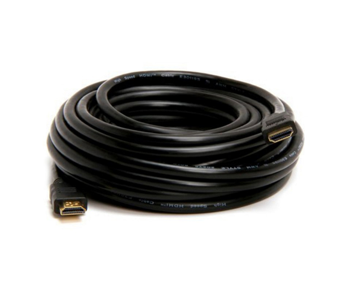 Trands TR-CA2506 4K 3D Support HDMI Male to Male Standard HDMI Cable - Black, 10 Meters - Zoom Image 1