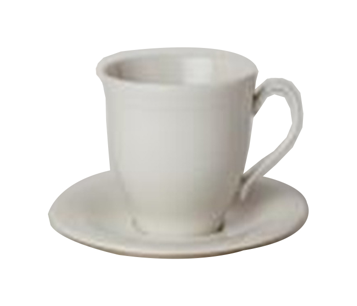 Qualitier QA-W0133-34 220 CC Rhythm Cup & Saucer - White - Zoom Image