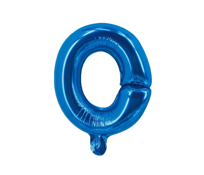 Party Time O-B-803249 Letter O 16 Inch Foil Balloon Blue - Zoom Image