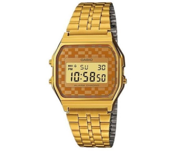 Casio A-159WG-9DF Unisex Casual Digital Watch Gold - Zoom Image 3