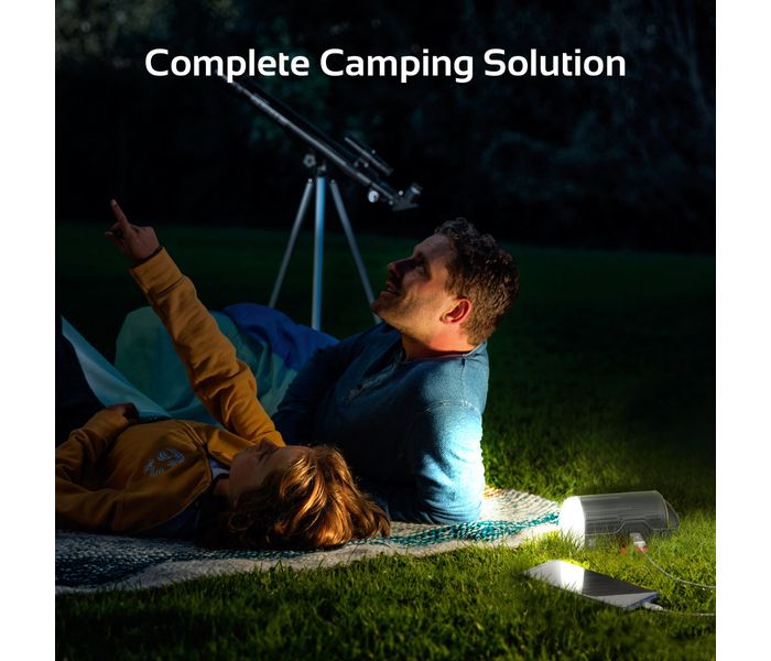 Promate CampMate-2 Portable LED Camp Light with Wireless Speaker & Integrated Power Bank, Yellow - Zoom Image 5