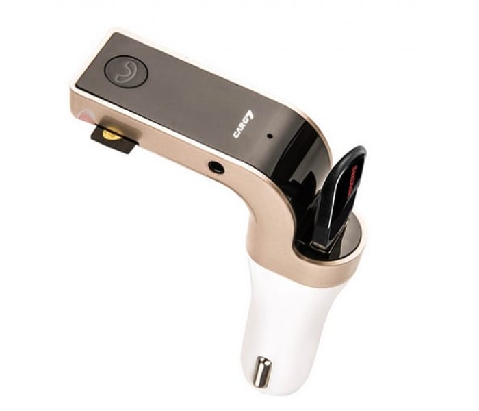 Multi-Functional G7 Handsfree Bluetooth Car Kit FM Transmitter With USB and Micro SD Support - Zoom Image 4