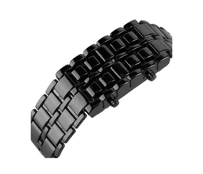 2612050 Mens Fashion Digital 2 Bracelet Watch with LED - Black - Zoom Image 2