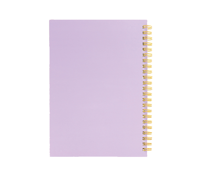 Smily Kiddos SK12006017 Twinkle Metallic Spiral Notebook - Purple - Zoom Image 3