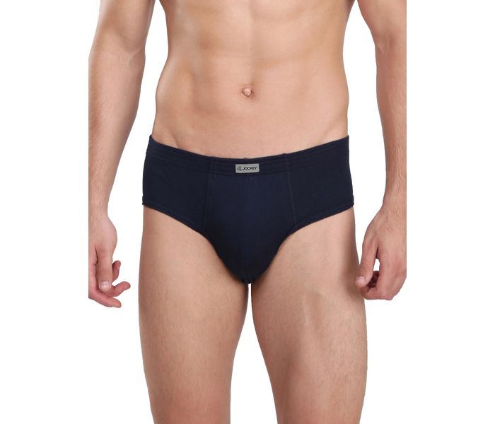 Jockey 1009-0210 Elance Contour Brief, Navy/S - 2 Pieces Pack - Zoom Image