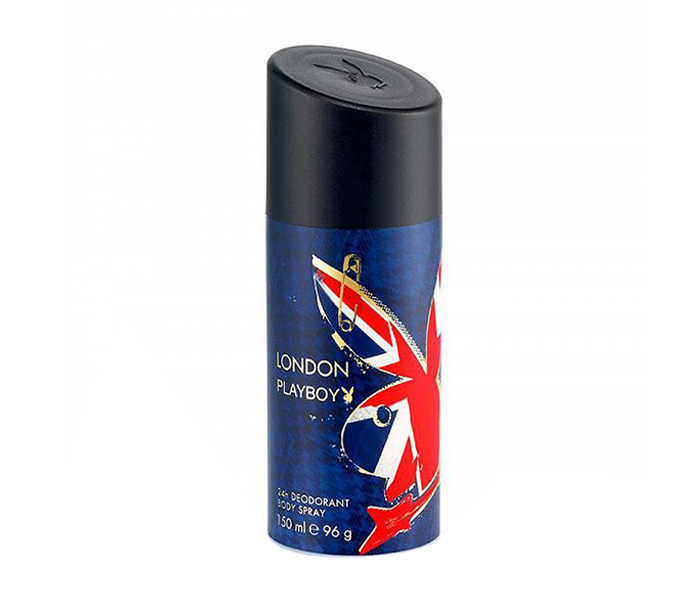 Play Boy 150ml London Deodorant Body Spray for Men - Zoom Image