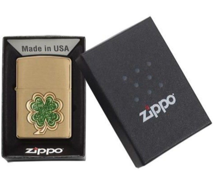 Zippo 29206 200 Shamrock Lighter Gold - Zoom Image 2