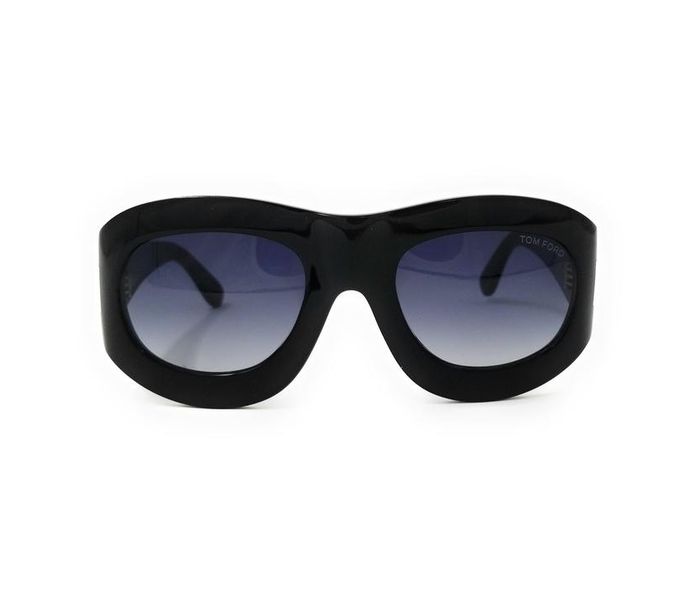 Tomford TF403 01V Mila Black Frame & Grey Gradient Mirrored Sunglasses for Women - Zoom Image 3