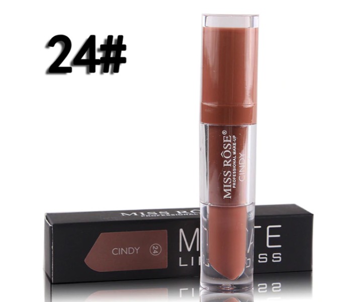 Miss Rose 7701-026M Longlasting Matte Lip Gloss 24 Cindy - Zoom Image