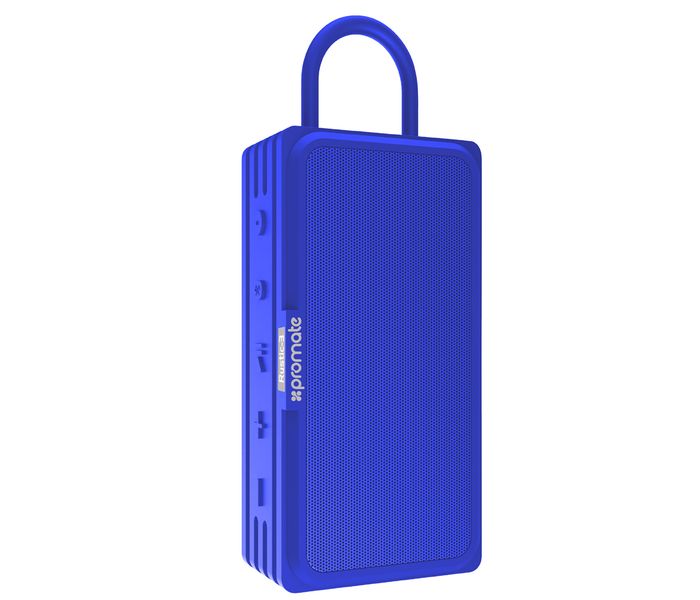 Promate Rustic-3 10W IPX6 Waterproof Wireless Speaker with Micro SD Card Slot - Blue - Zoom Image 9