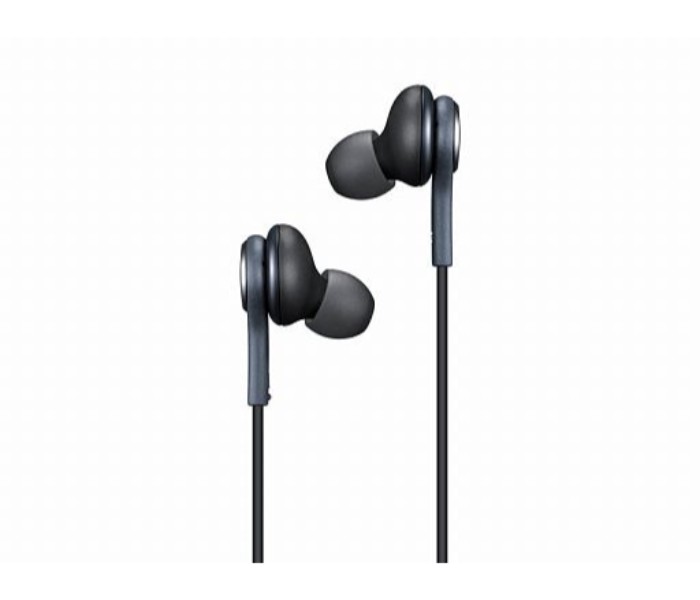 AMG Universal Fabric Cord In-Ear Wired Earphones with Mic Dark Grey - Zoom Image 3