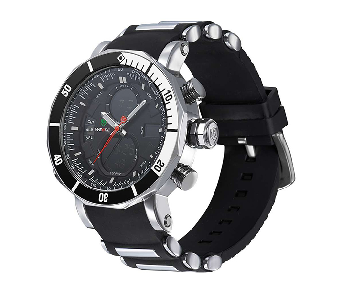 Weide WH-5203PU Analog and LCD Digital Watch Black and White - Zoom Image 3