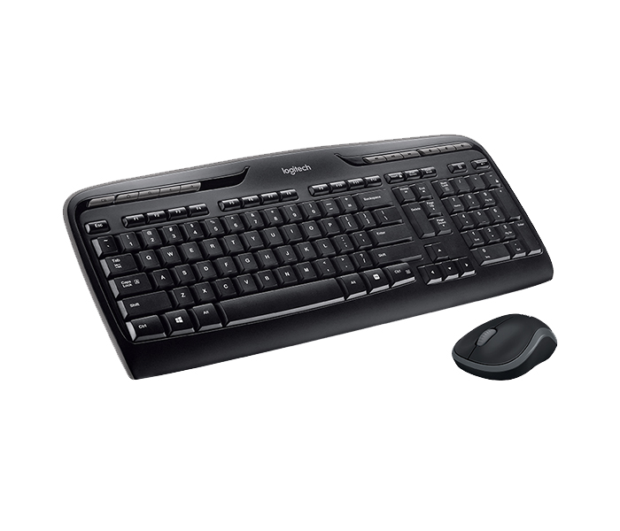 Logitech 920-003983 MK330 Combo Wireless Keyboard & Mouse - Arabic, Black - Zoom Image 1