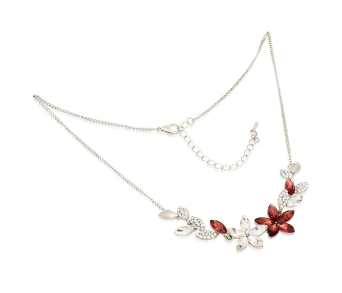 Stainless steel Autumn Design Necklace 33067 Silver - Zoom Image 2