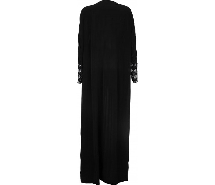 Abaya ABY37L Size L for Women Black - Zoom Image 2