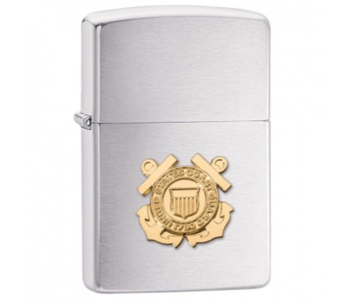 Zippo 280CG 720060192 Brfin CHR Coast Guard Lighter Silver - Zoom Image 2