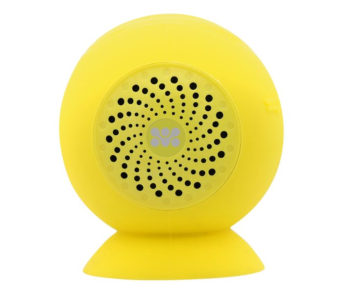 Promate Globo-2 Built-In Mic Portable Wireless Speaker with Suction Cup - Yellow - Zoom Image 4