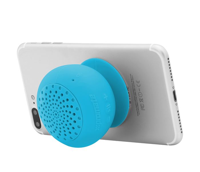 Promate Globo Mini Portable Wireless Stereo Speaker with Suction Cup - Blue - Zoom Image 3