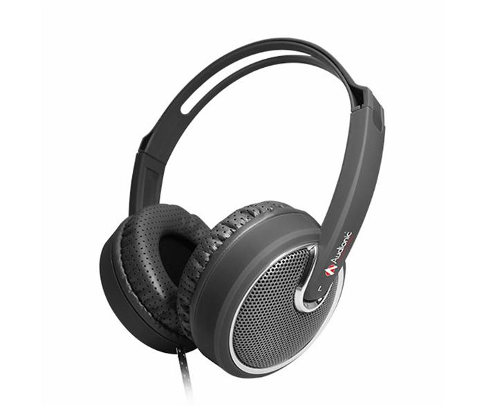 Audionic CLASSIC-101 Headphone with Mic, Black - Zoom Image 1