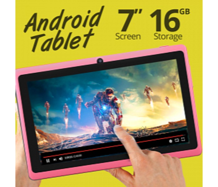 BSNL A-1, Tablet 7 inch, Android 4.4.2, 16GB, 2GB DDR3, Wi-Fi, Quad Core, Dual Camera, Pink - Zoom Image