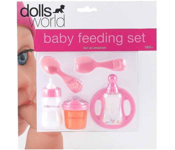 Dolls World 8709 Baby Feeding Set Multi Color - Zoom Image