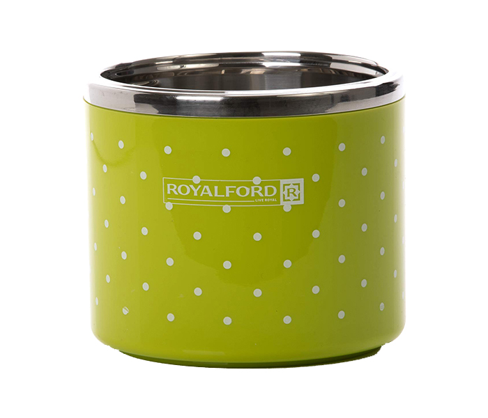 Royalford RF6146 Lumia Stainless Steel Three Layer Lunch Box - Green - Zoom Image 1