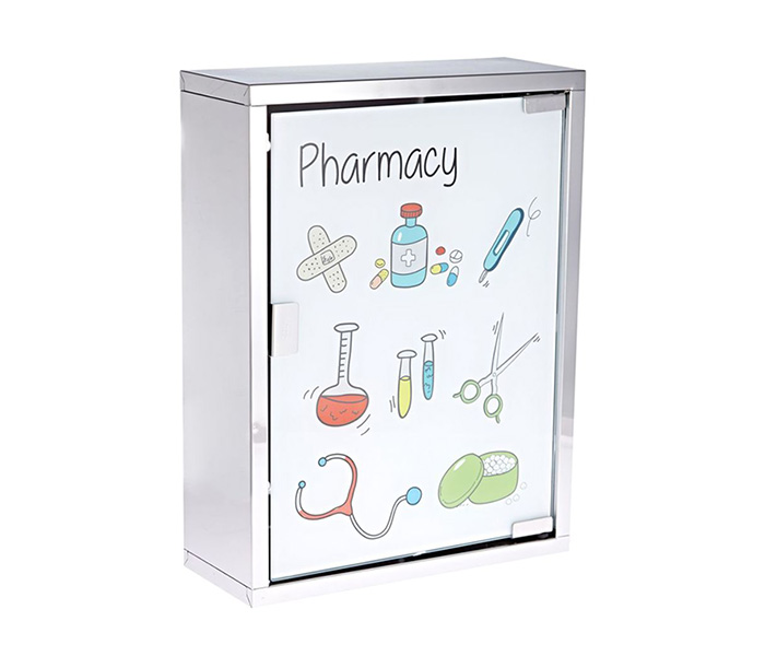 Happy Family N16661021A Metal First Aid Medicine Cabinet - Zoom Image 1