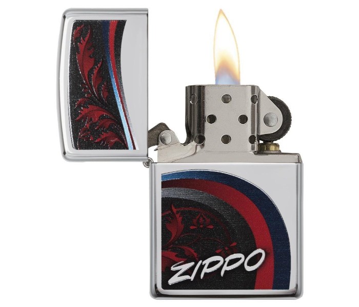 Zippo 29415 250 Satin and Chrome Lighter Multicolor - Zoom Image 1