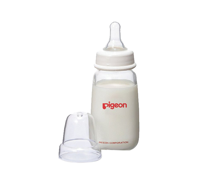 Pigeon N11583424A Glass Feeding Bottle - White, 120ml - Zoom Image