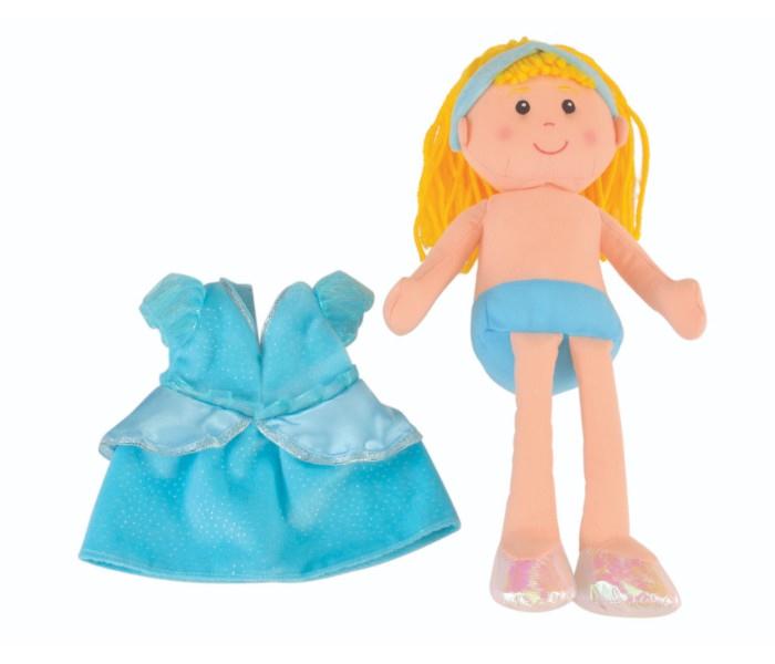 Fiesta Crafts T-2797 Cinderella Rag Doll Green - Zoom Image 3