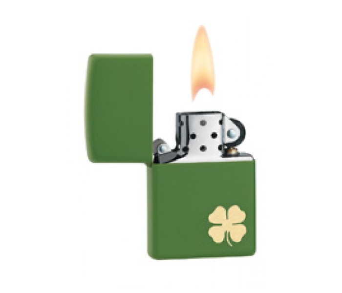 Zippo 21032 228 Shamrock Lighter Green - Zoom Image 3