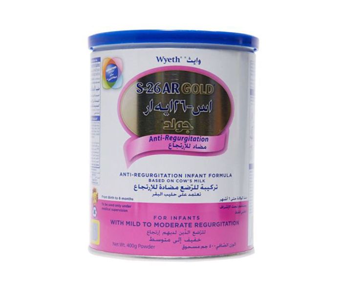 Wyeth N14509223A S26 Gold Anti Regurgitation Formula Infant Milk 400 g - Zoom Image