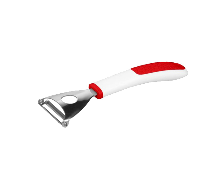 Delcasa DC1402 Y Shaped Peeler - White & Red - Zoom Image