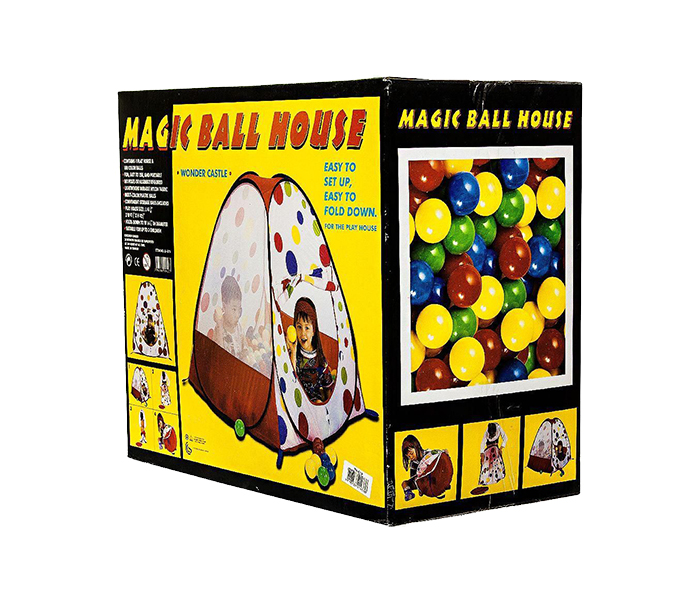 100 Pieces Balls Magic Ball House - Multicolour - Zoom Image 1