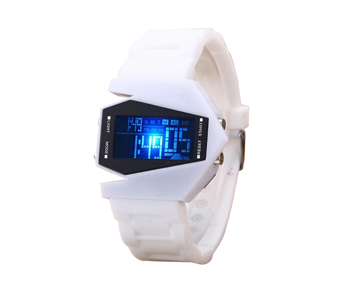 FLLi Multi-Function Aircraft LED Watch - White - Zoom Image