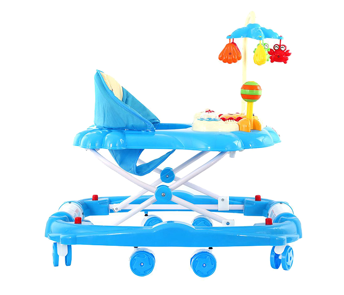 Baby Plus BP6003W Baby Walker with Music - Blue - Zoom Image 1