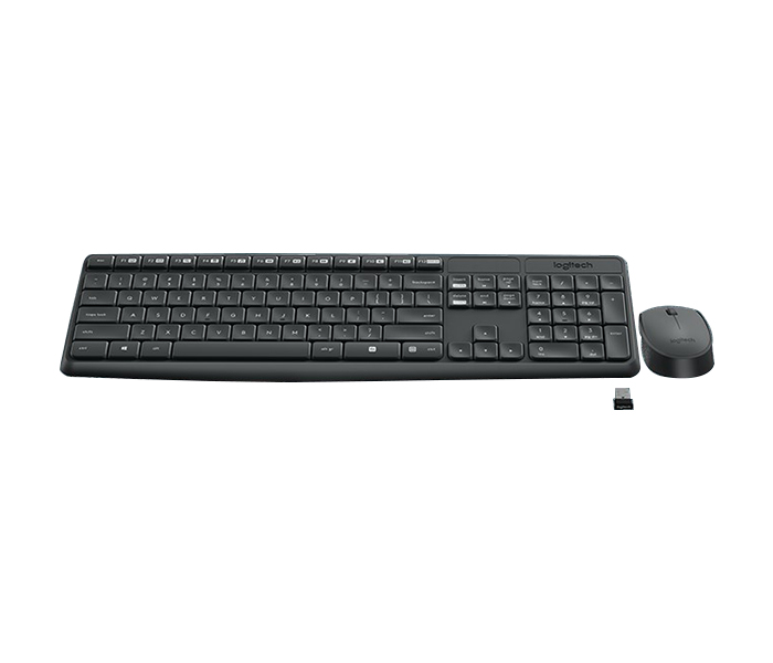 Logitech 920-007931 MK235 Wireless Keyboard & Mouse Combo - English, Grey - Zoom Image 4