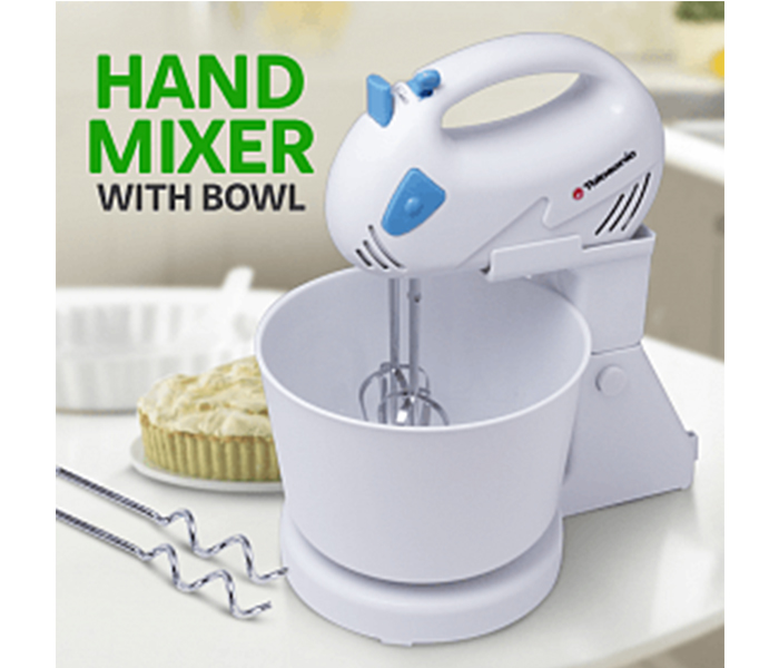 Tolosonic TS-HM1001PW Plastic Body Hand Mixer with Bowl - Zoom Image 2