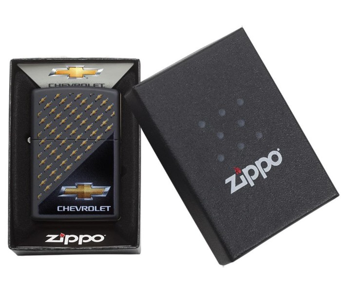 Zippo 29580 Chevrolet Lighter Black and Gold - Zoom Image 3