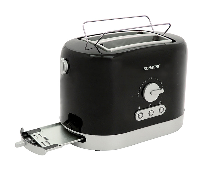 Sonashi ST-209 2 Slice Bread Toaster - Black - Zoom Image 2