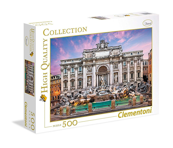 Clementoni 35047 High Quality Collection Trevi Fountain Adult Puzzle - 500 Pieces - Zoom Image 2