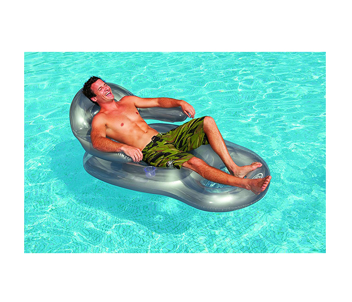 Intex ZX-58866 Inflatable Lounge Chair - Silver - Zoom Image 1