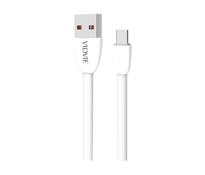 Vidvie CB-411 Type-C Data Cable - 1 Meter, White - Zoom Image 2