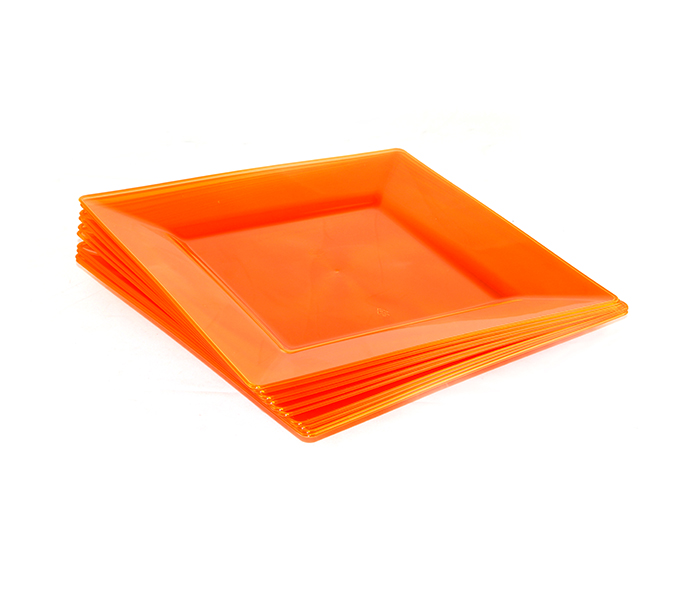 Rosymoment DP-2319 High Quality Disposable Plastic Plate, 9.5-inch - Set of 10 - Zoom Image 3