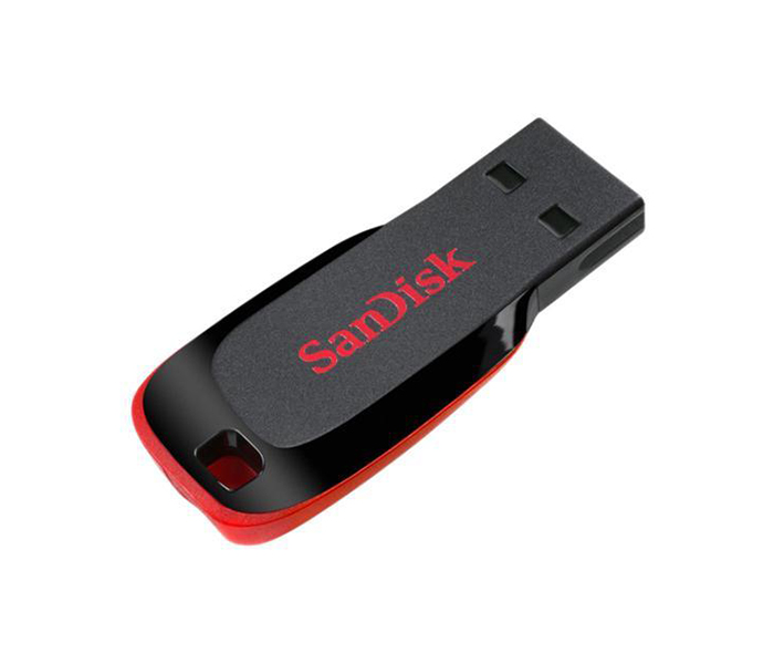 SanDisk SDCZ50-008G-B35 8GB Cruzer Blade USB 2.0 Flash Drive - Black & Red - Zoom Image 1