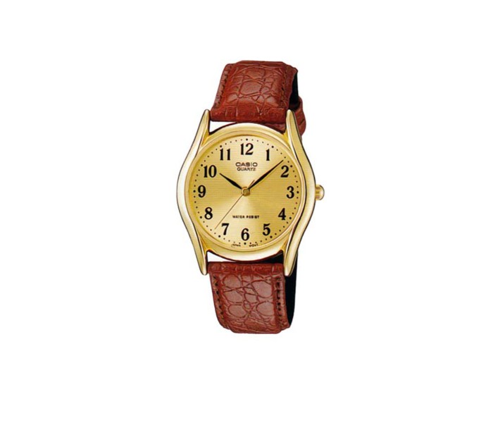 Casio LTP-1094Q-9BDF Womens Analog Watch Brown and Gold - Zoom Image