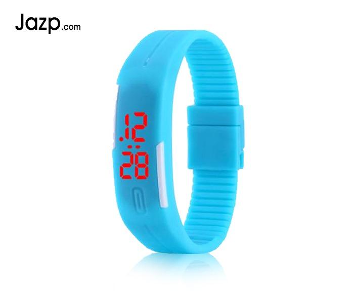 LED Sport Watch Water Resistant Fashionable Digital Bracelet - Blue - Zoom Image 2