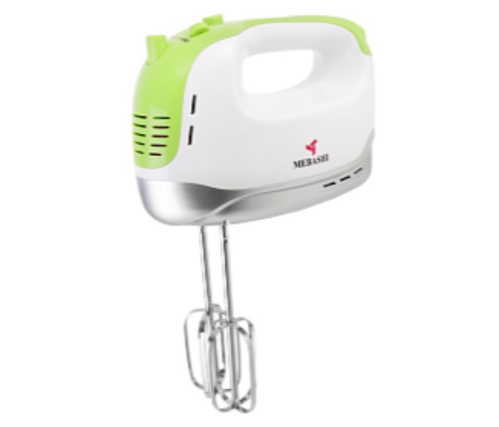 Mebashi ME-HM8002 High Power 5 Speed Hand Mixer 250 W White and Green - Zoom Image 2