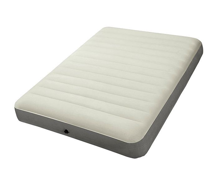 Intex ZX-64702 Inflatable Full Deluxe Single Size Fiber-Tech Airbed - Off White - Zoom Image 1