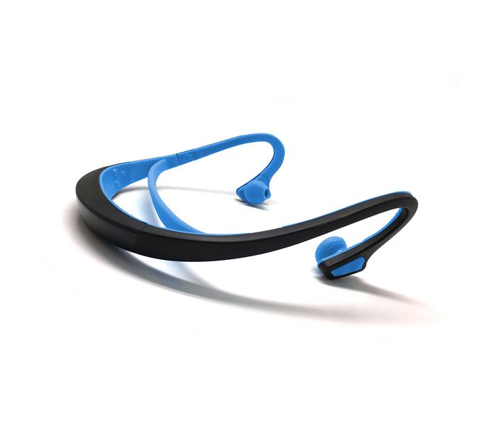 Promate Solix-1 Bluetooth 4.1 Headphone Sport Wireless Headset Neckband Multipairing for Outdoor Use, Blue - Zoom Image 1